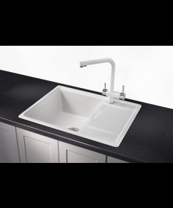 Кухонная мойка Kuppersberg  ROYS 50 NL 1B1D WHITE- фото 2