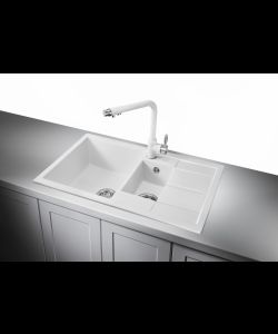 Кухонная мойка Kuppersberg  MODENA 60 NL 1,5B1D  WHITE- фото 2