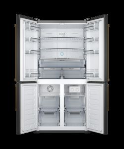 Холодильник отдельностоящий NMFV 18591 BK Bronze- фото 2