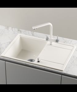 Кухонная мойка Kuppersberg  MEGALO 50 1B1D WHITE- фото 2