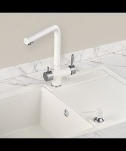 Кухонная мойка Kuppersberg  MEGALO 50 1B1D WHITE- фото 3