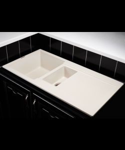 Кухонная мойка MODENA 1,5B2D WHITE ALABASTER- фото 2