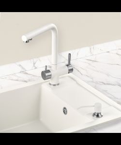 Кухонная мойка Kuppersberg  SYMPAGI 50 1B1D WHITE- фото 3