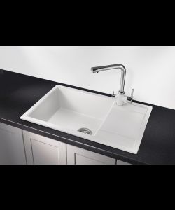 Кухонная мойка Kuppersberg  ROYS 60 NL 1B1D WHITE- фото 2