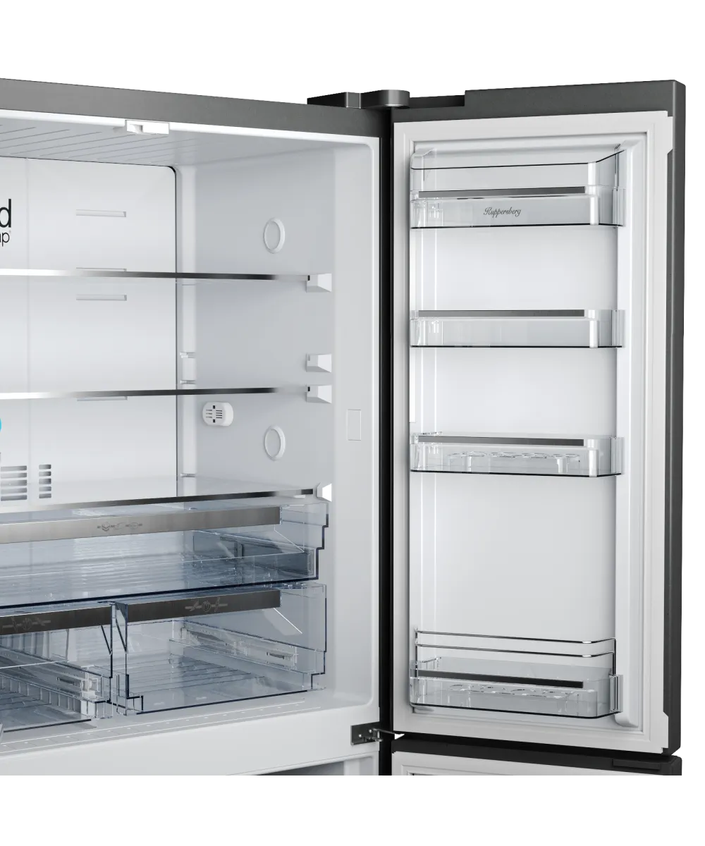 Холодильник отдельностоящий NMFV 18591 BK Bronze - фото 5