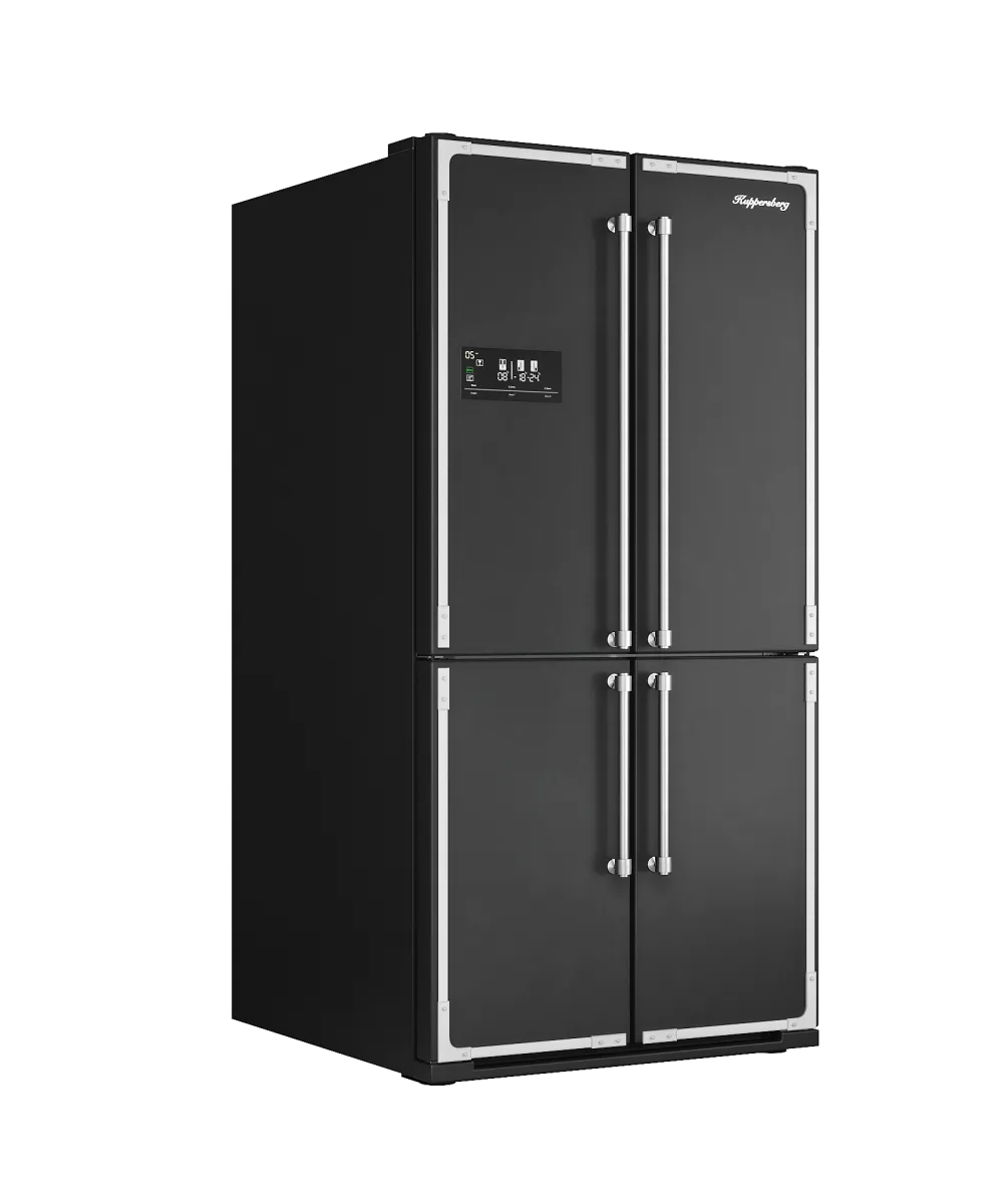 Холодильник отдельностоящий NMFV 18591 BK Silver - фото 3