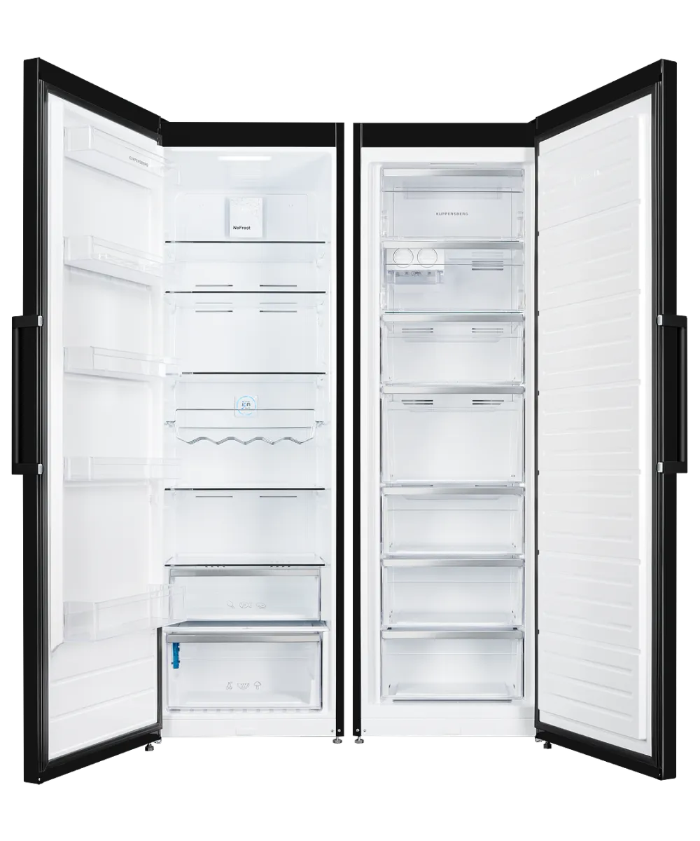 Холодильник отдельностоящий NRS 186 BK - фото 11