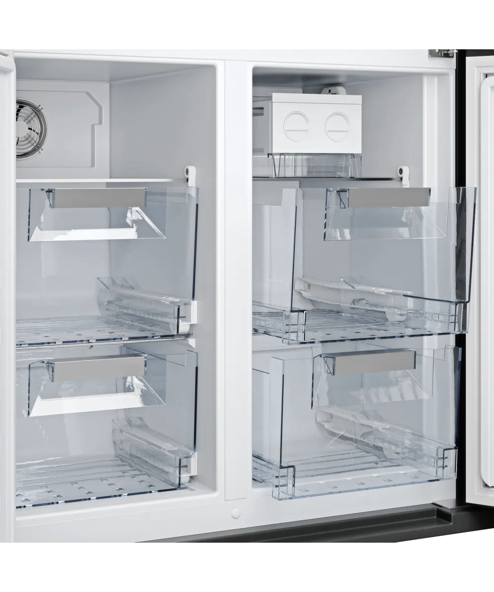 Холодильник отдельностоящий NMFV 18591 B Silver - фото 4