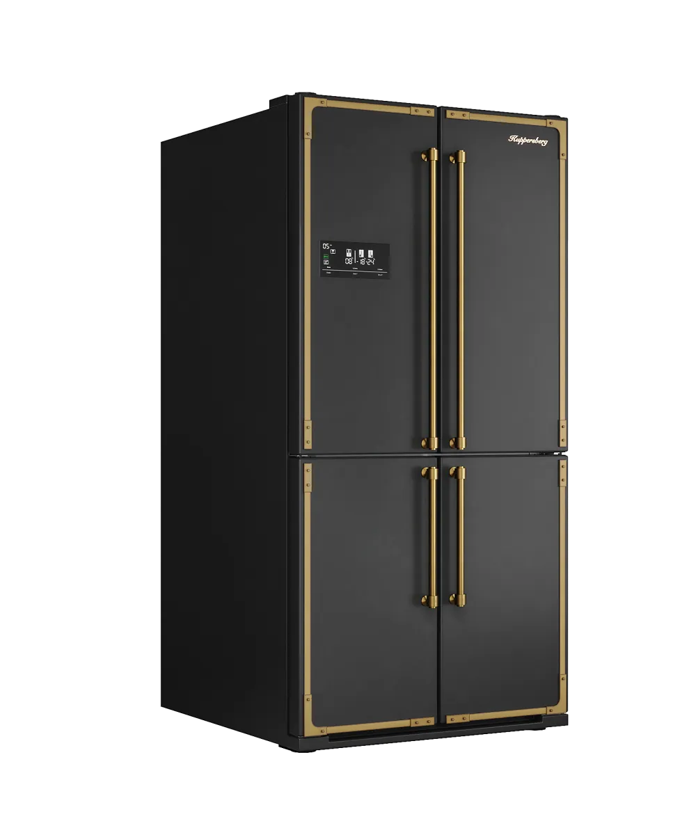 Холодильник отдельностоящий NMFV 18591 BK Bronze - фото 3