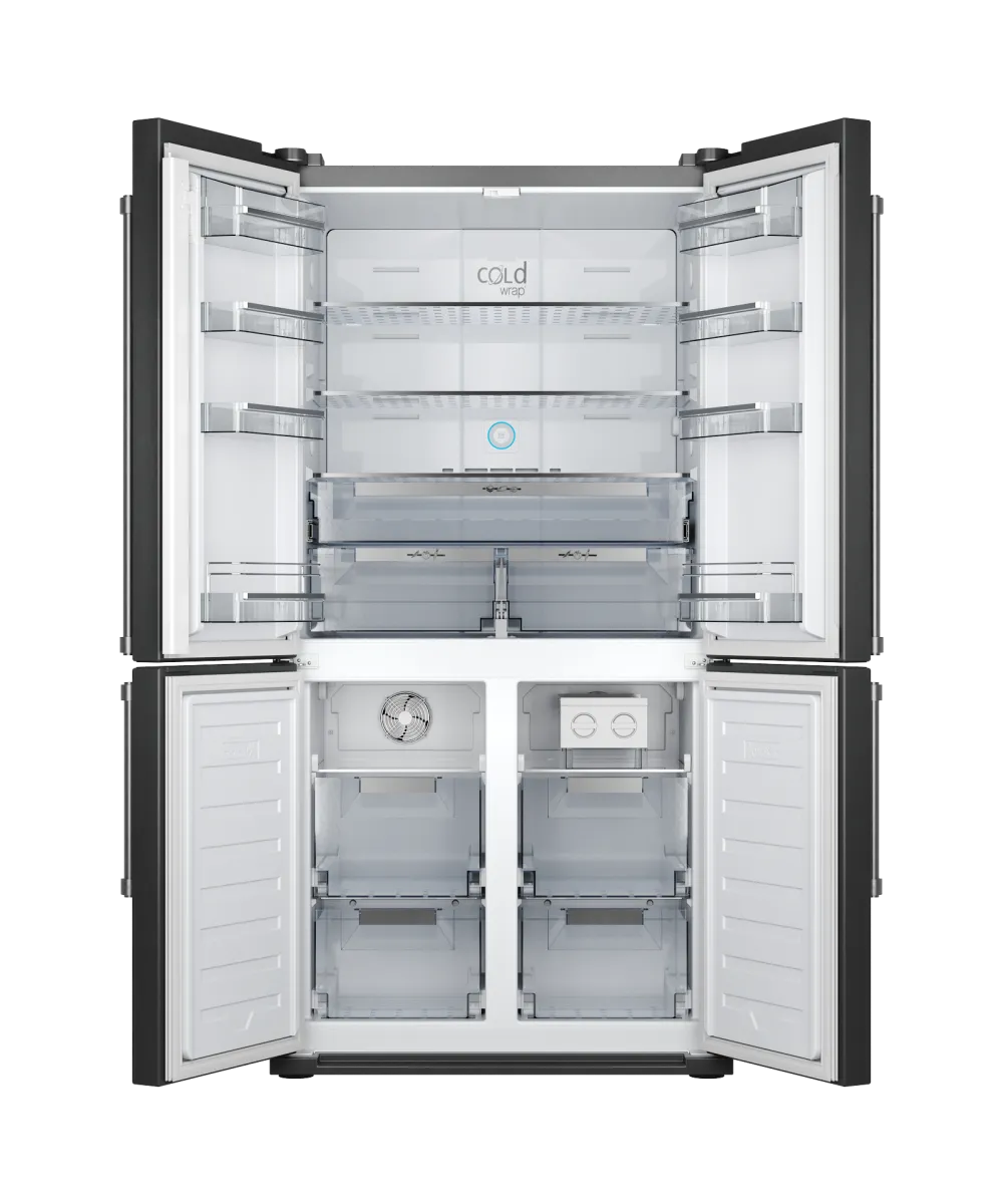 Холодильник отдельностоящий NMFV 18591 BK Silver - фото 2