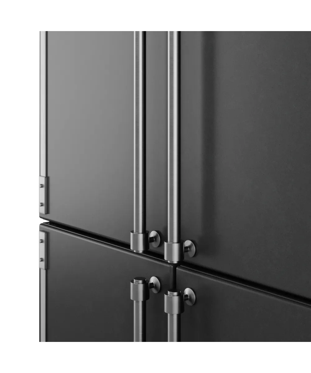 Холодильник отдельностоящий NMFV 18591 BK Silver - фото 8