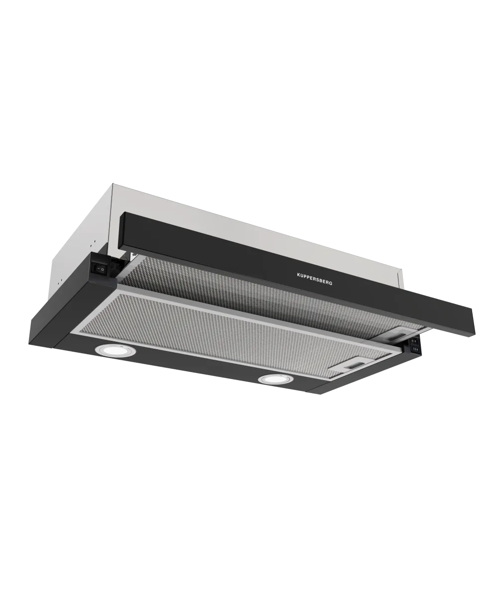 Телескопическая вытяжка встраиваемая SLIMDUAL 60 B - фото 1