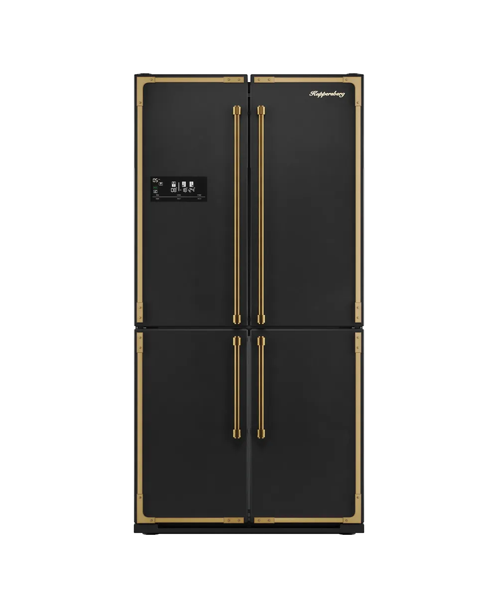 Холодильник отдельностоящий NMFV 18591 BK Bronze - фото 1