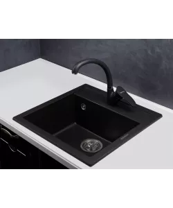 Кухонный смеситель GUS KG2511 BLACK - минифото 2