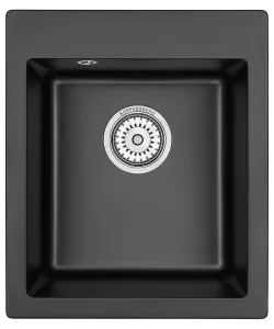 Кухонная мойка MODENA 40 NL 1B DEEP BLACK - минифото 1
